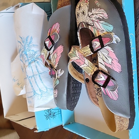 Calceo Owl clogs WCAL133 Women's sz 36 /US 5.5 NIB - Picture 3 of 8